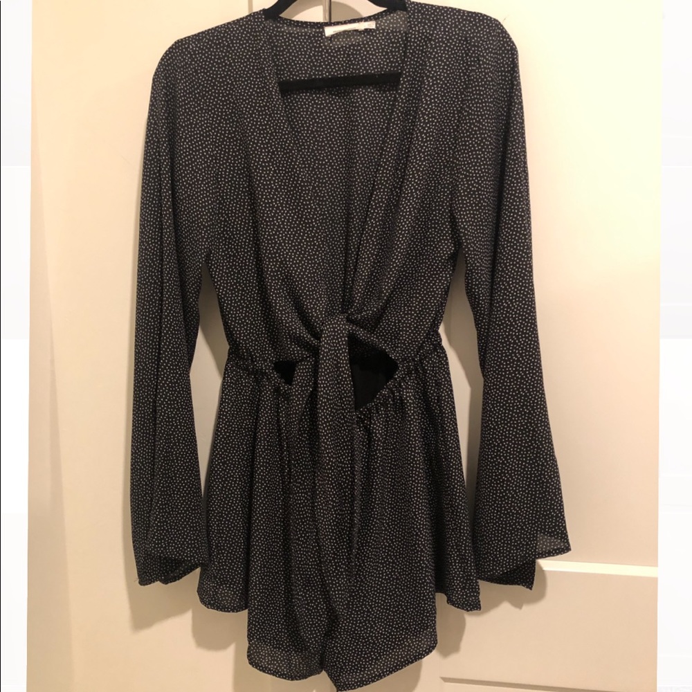 Tie-up Romper